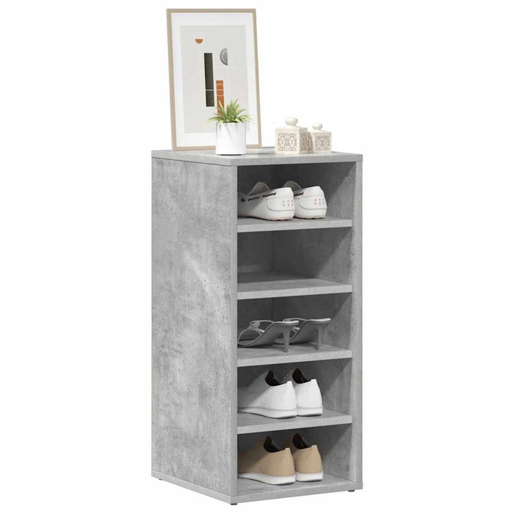 VIDAXL -Schuhschrank 31,5 x 35 x 70 cm verarbeitete Holzbetonglijs