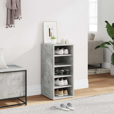 VIDAXL -Schuhschrank 31,5 x 35 x 70 cm verarbeitete Holzbetonglijs