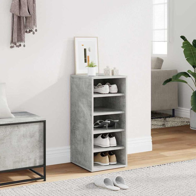 VIDAXL -Schuhschrank 31,5 x 35 x 70 cm verarbeitete Holzbetonglijs