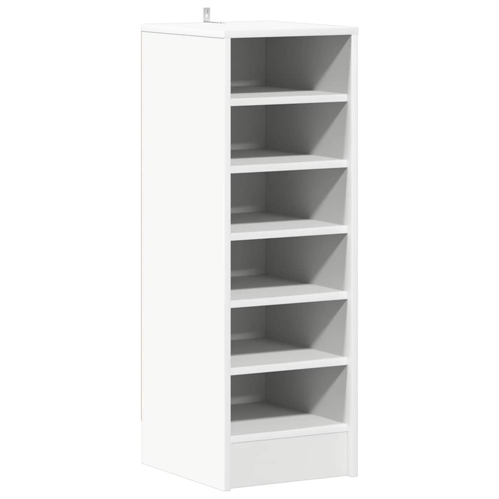 Vidaxl Schuhschrank 31,5 x 35 x 90 cm verarbeitetes Holz weiß