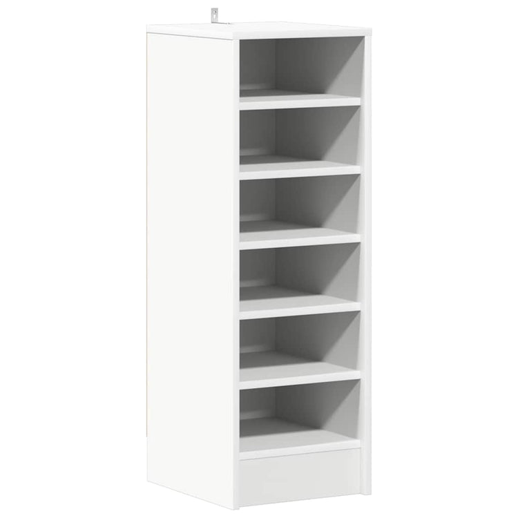 Vidaxl Schuhschrank 31,5 x 35 x 90 cm verarbeitetes Holz weiß
