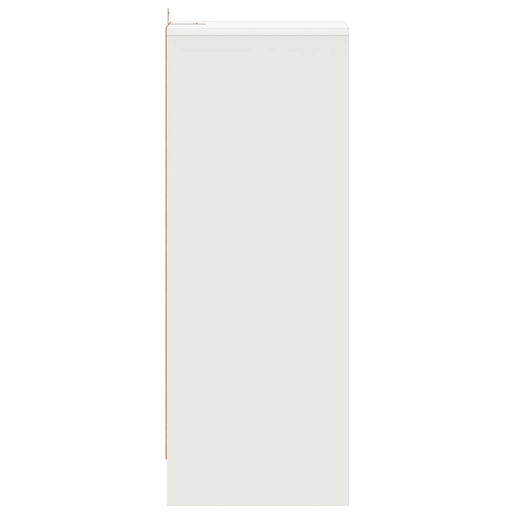 Vidaxl Schuhschrank 31,5 x 35 x 90 cm verarbeitetes Holz weiß