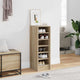 VIDAXL -Schuhschrank 31,5 x 35 x 90 cm propertiertes Holz Sonoma Eiche gefärbt