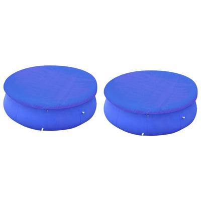 Vidaxl Swimmingpool deckt 2 PCs für 450-457 cm oberirdische Schwimmbäder ab