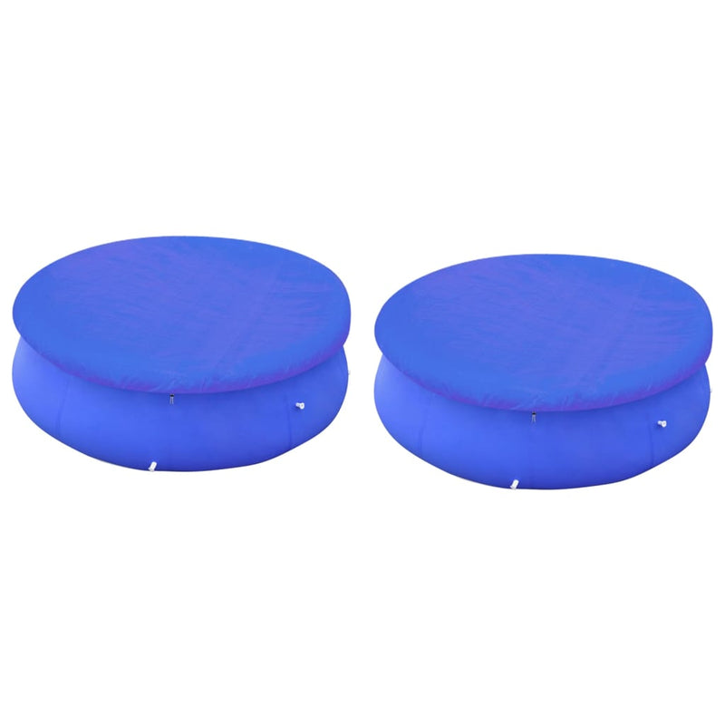 Vidaxl Swimmingpool deckt 2 PCs für 450-457 cm oberirdische Schwimmbäder ab