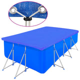VIDAXL -Schwimmbad Abdeckungen 2 pc rechteckig 90 g m² 394x207 cm pe - afbeelding 3