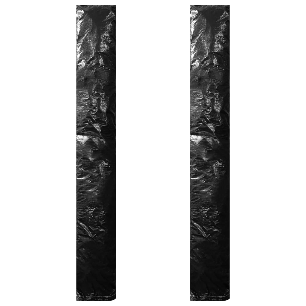 Vidaxl Parasol bedeckt 2 STs mit Reißverschluss 175 cm pe