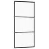 Vidaxl -Schiebetür mit Teig 90x205 cm Aluminium und ESG -Glas