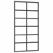 Vidaxl -Schiebetür mit Teig 102x205 cm Aluminium und ESG -Glas - afbeelding 3