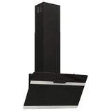 Vidaxl Wandextraktionshaube 60 cm Stahl und geschmittertes Glas schwarz - afbeelding 2