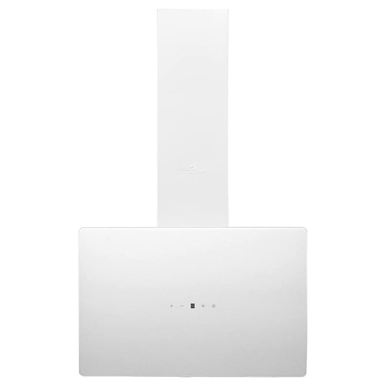 Vidaxl Wandextraktionshaube 60 cm Stahl und geschmittertes Glasweiß