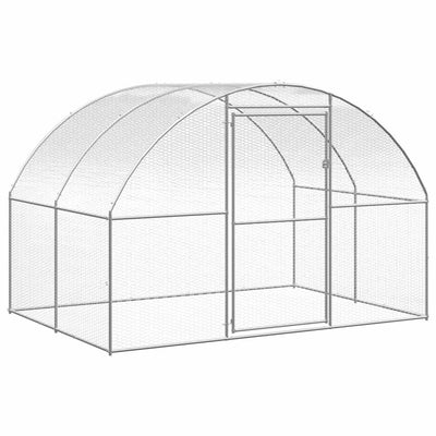 Vidaxl Chicken Run 3x2x2 m verzinkter Stahl