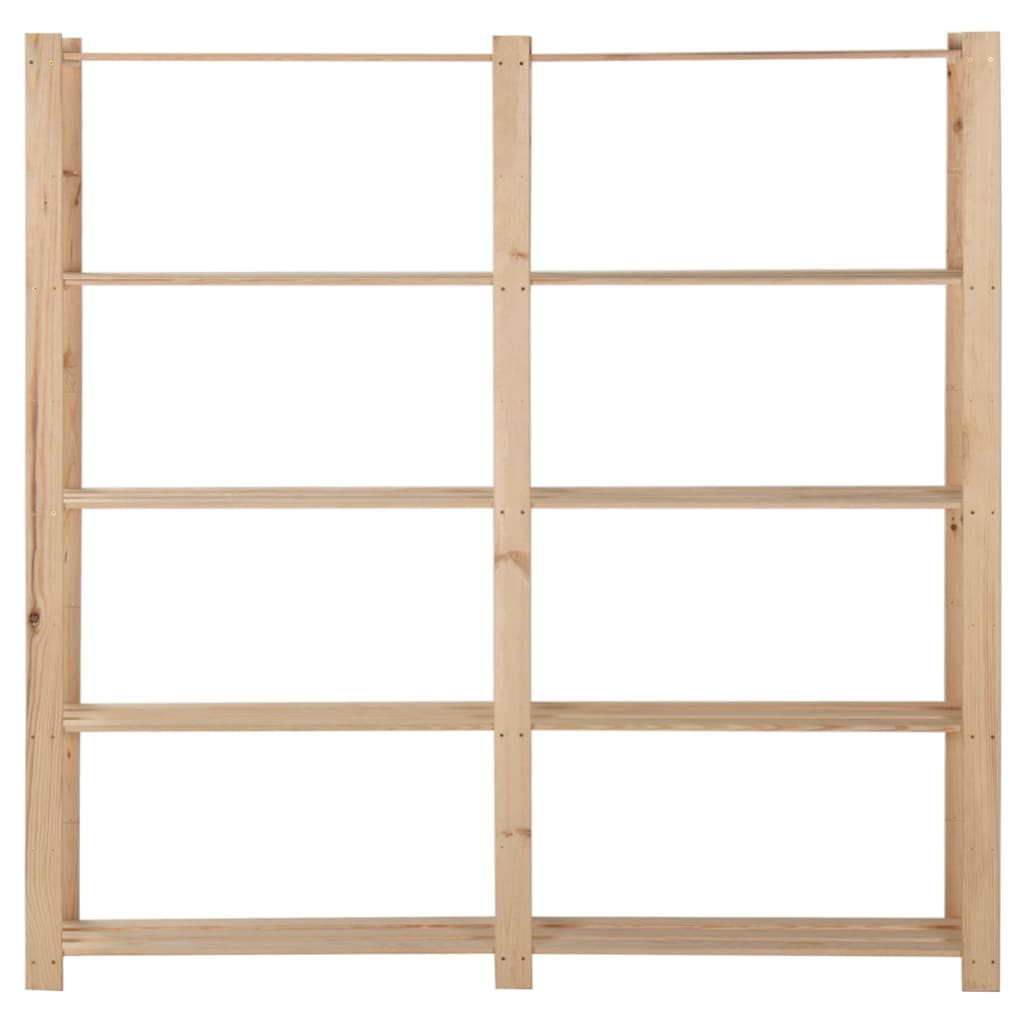 VIDAXL-LAGER RAKE 5-layer 170x28.5x170 cm Festkiefer