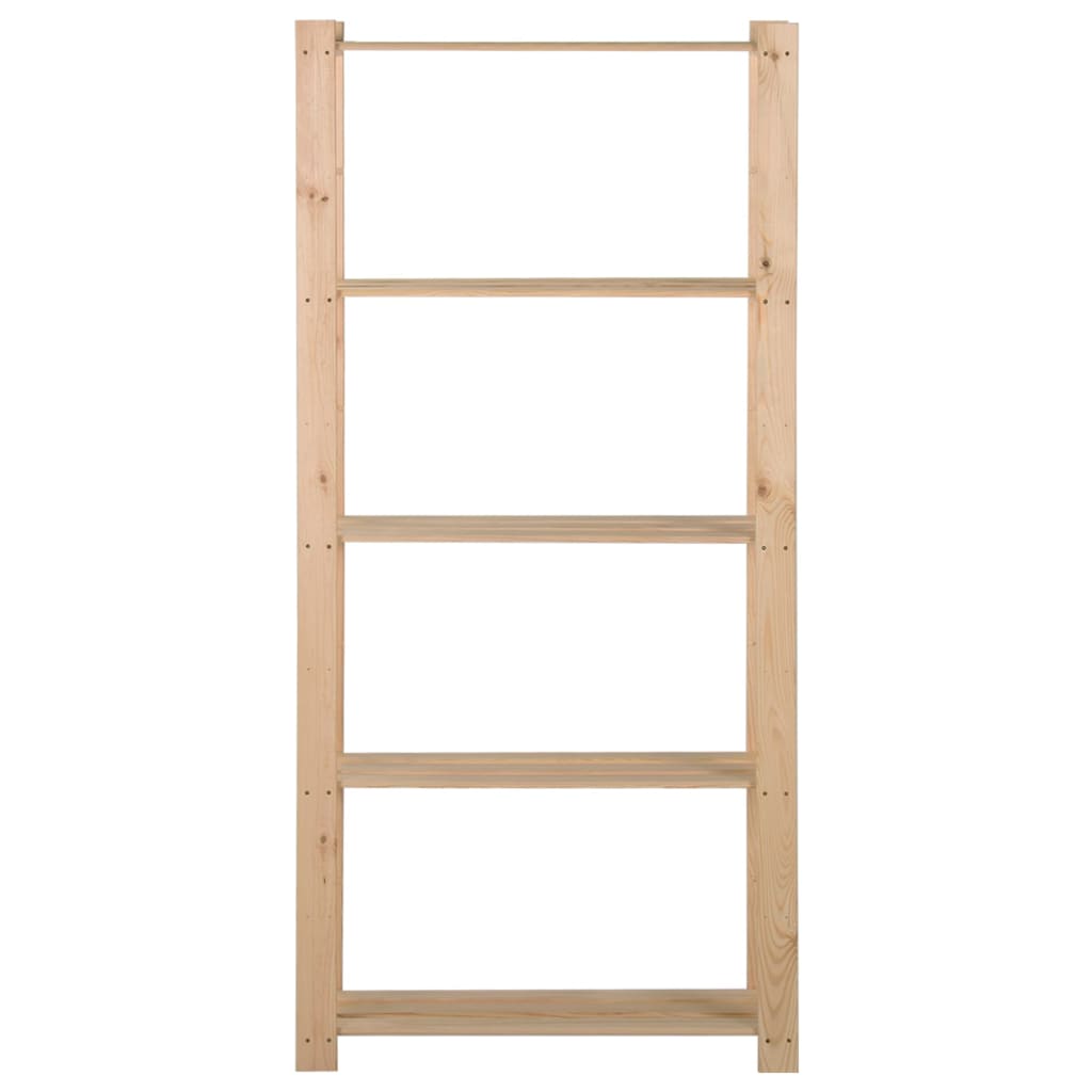 VIDAXL-LAGER RAKE 5-layer 80x28.5x170 cm Festkiefer