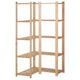 Vidaxl Hookopberkgrek 5-Layer 82,5x82.5x170 cm Festkiefer