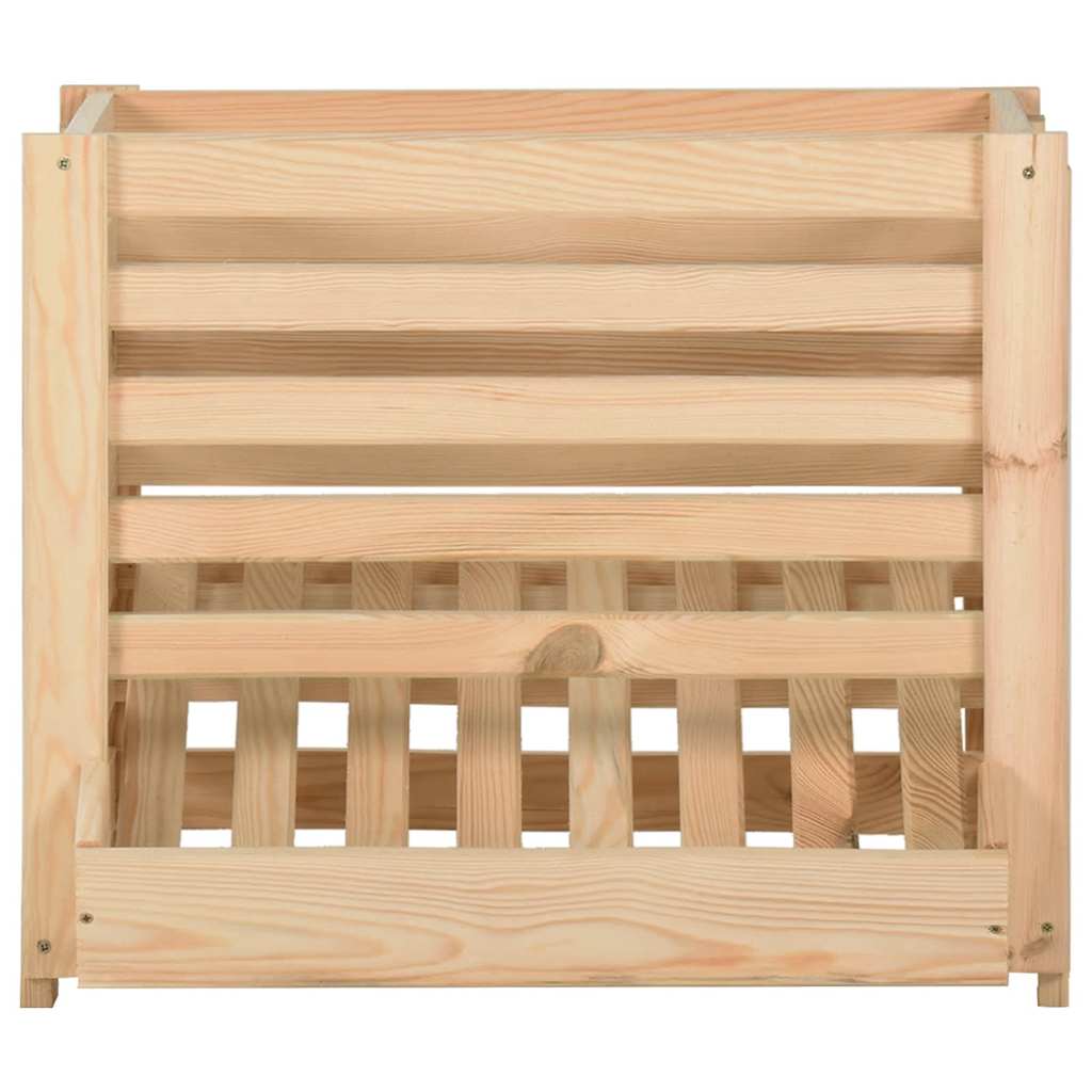 Vidaxl Kartoffel Plebst 60x40x50 cm Festkiefer