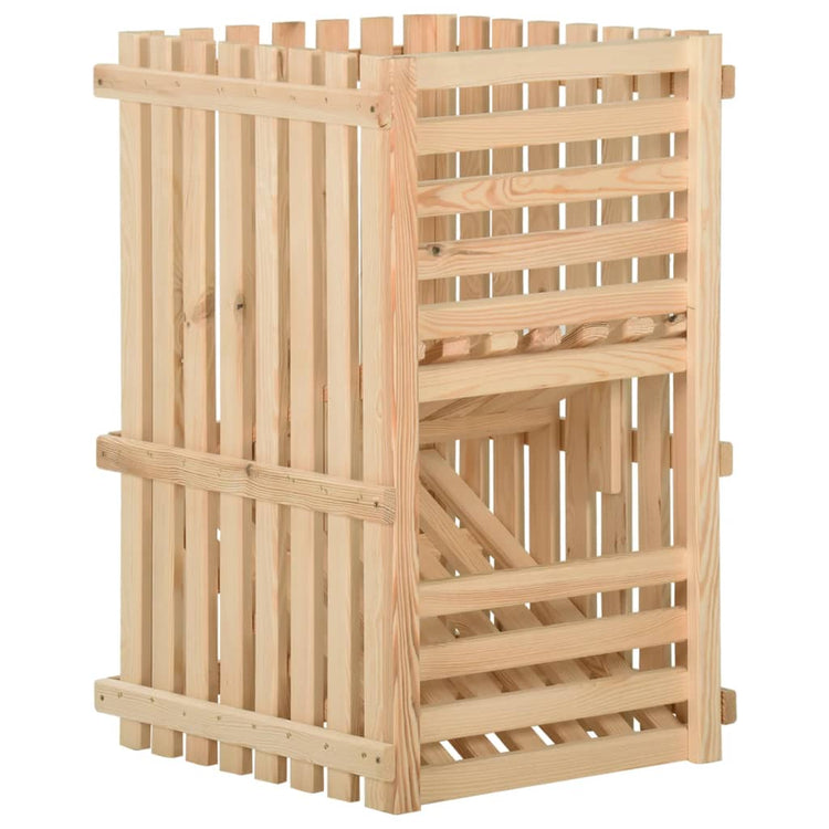 Vidaxl -Kartoffel plist 50 x 50 x 80 cm Festkiefer