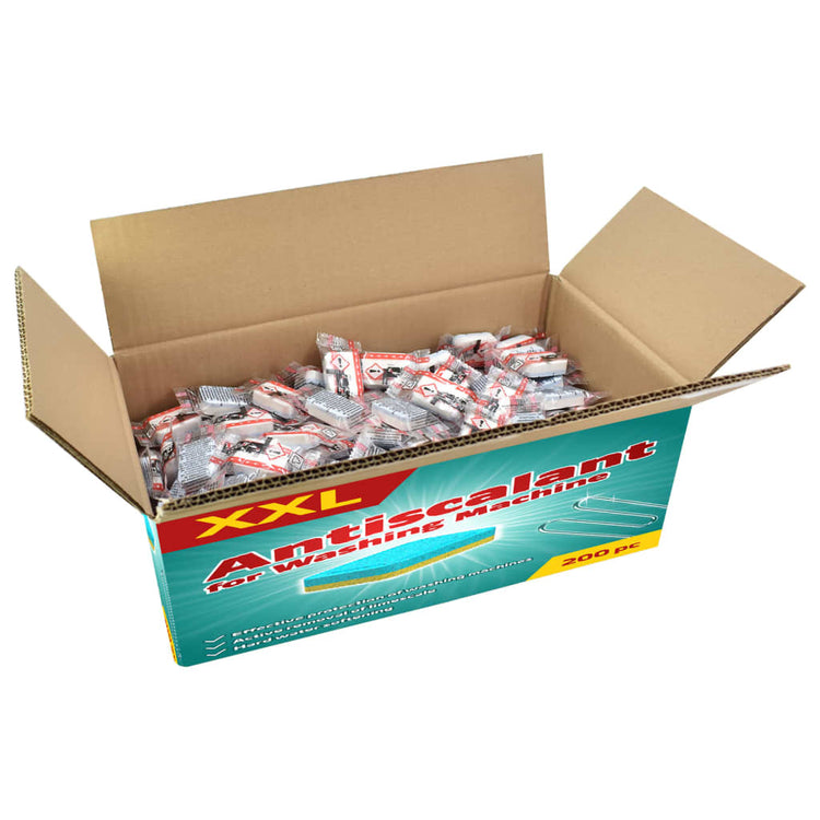 Vidaxl Waschmaschine Tabletten 200 ST verhindert Kalk und Schmutz
