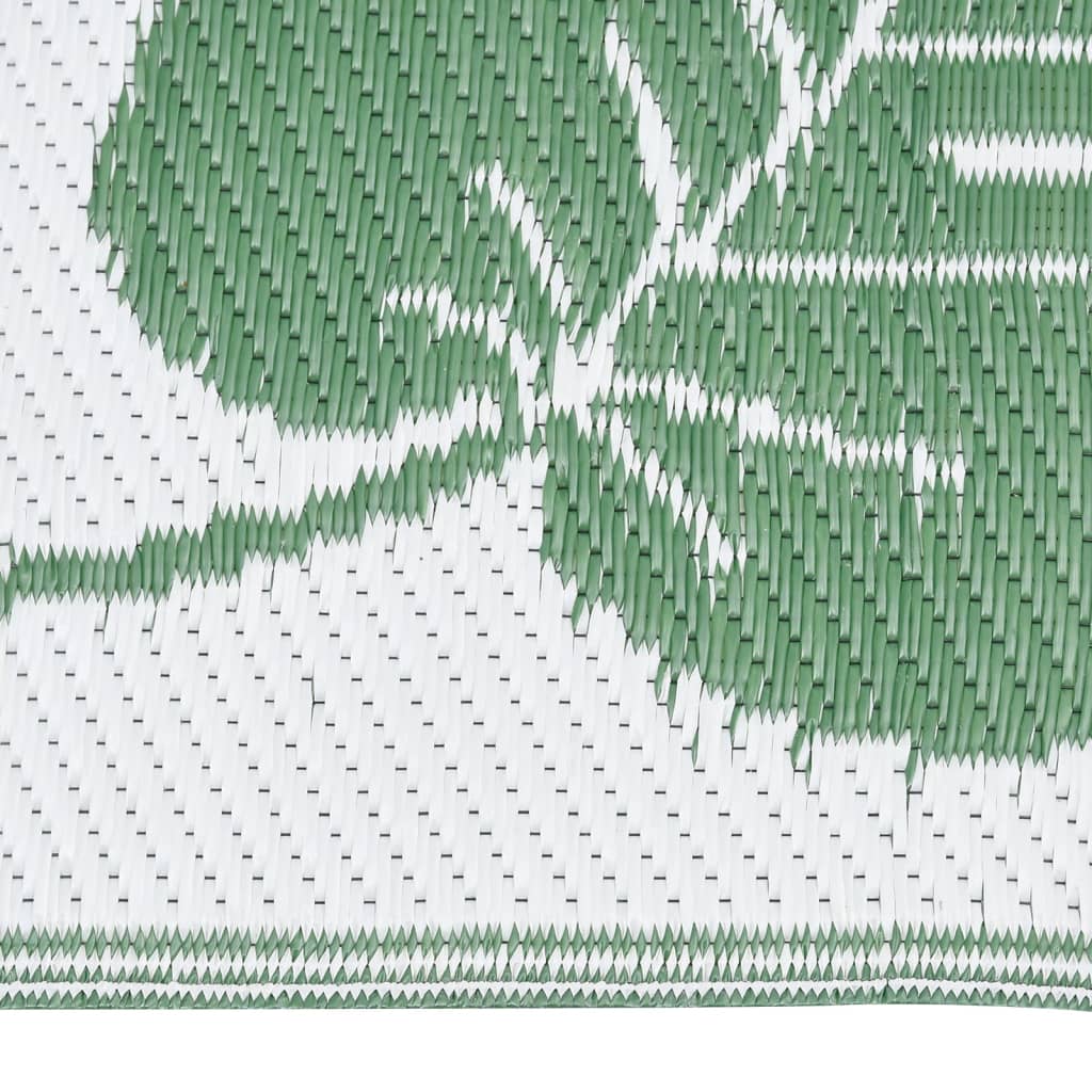 Vidaxl außerhalb des Teppichs 160x230 cm Polypropengrün