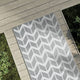 VIDAXL Outside Rug 80x150 cm pp grau