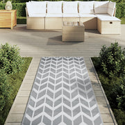 VIDAXL Outside Rug 80x250 cm Polypropengrau - afbeelding 3