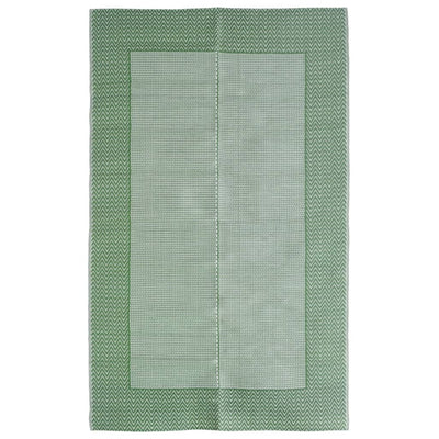 Vidaxl außerhalb Teppich 120x180 cm Polypropengrün