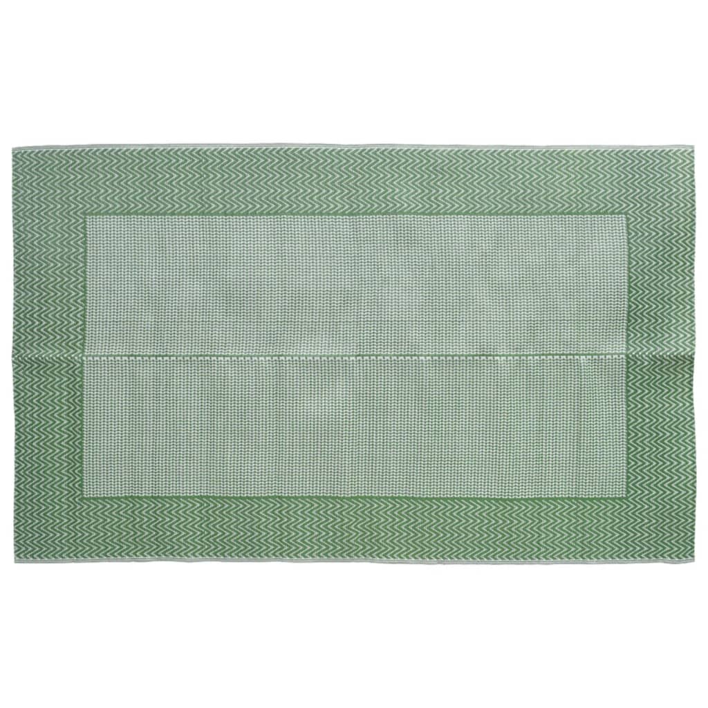 Vidaxl außerhalb Teppich 120x180 cm Polypropengrün