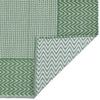 Vidaxl außerhalb Teppich 120x180 cm Polypropengrün