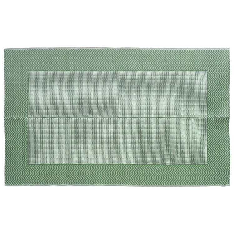 Vidaxl außerhalb des Teppichs 190x290 cm Polypropengrün