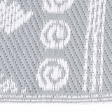 Vidaxl außerhalb des Teppichs 80x150 cm Polypropengrau - afbeelding 3