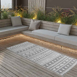Vidaxl außerhalb des Teppichs 80x150 cm Polypropengrau - afbeelding 1