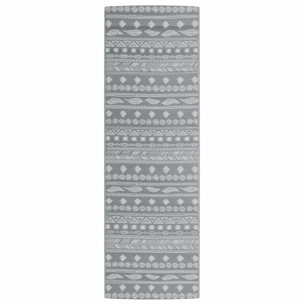 VIDAXL Outside Rug 80x250 cm Polypropengrau