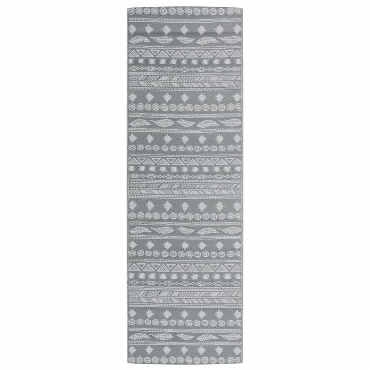 VIDAXL Outside Rug 80x250 cm Polypropengrau