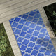 VIDAXL Outside Rug 80x150 cm Polypropenblau