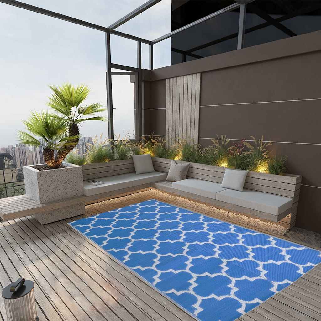 Vidaxx Outdoor-Teppich Arakil 120x180 cm Polypropylen blau