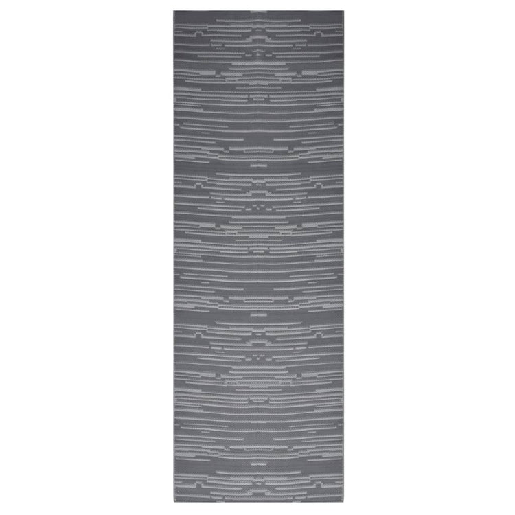 VIDAXL Outside Rug 80x250 cm Polypropen Anthrazit -gelöscht