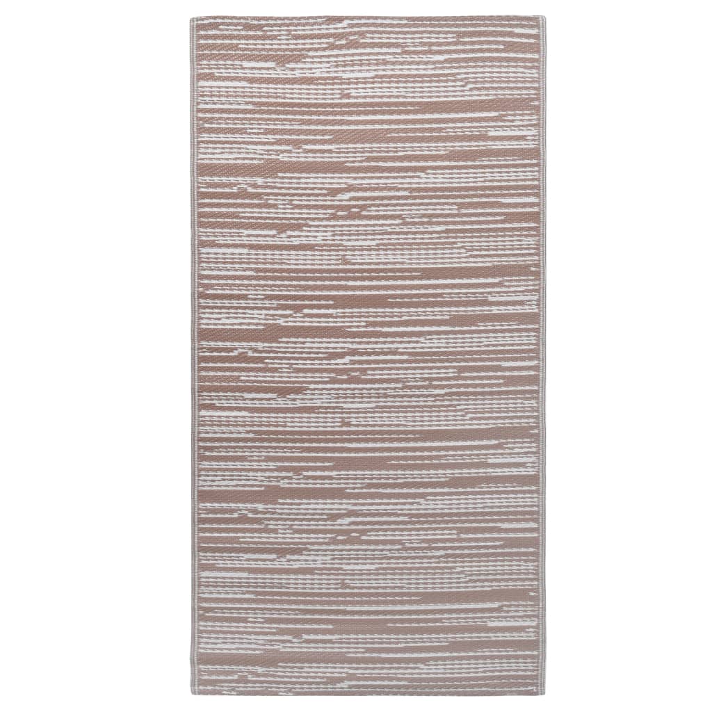 Vidaxl außerhalb des Teppichs 140x200 cm Polypropen Taupe