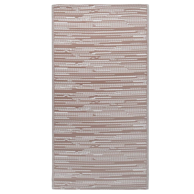 Vidaxl außerhalb des Teppichs 140x200 cm Polypropen Taupe