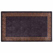 Vidaxl Teppich waschbarer Anti-Rutsch 190x300 cm Schwarz und Goldfarbe - afbeelding 2