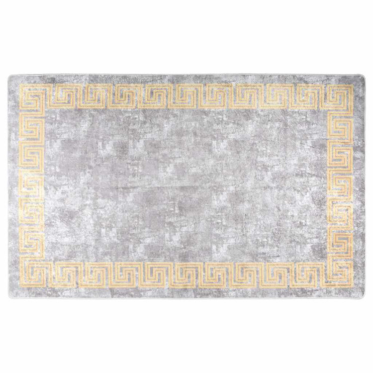 Vidaxl Teppich waschbarer Anti-Rutsch 160x230 cm Grau
