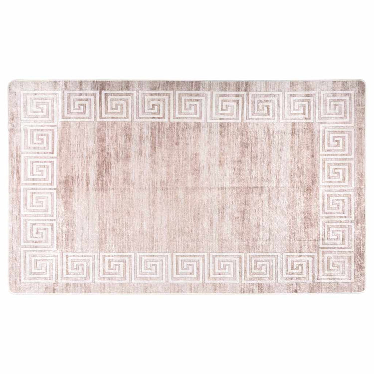 Vidaxl Teppich waschbarer Anti-Rutsch 120x180 cm Beige