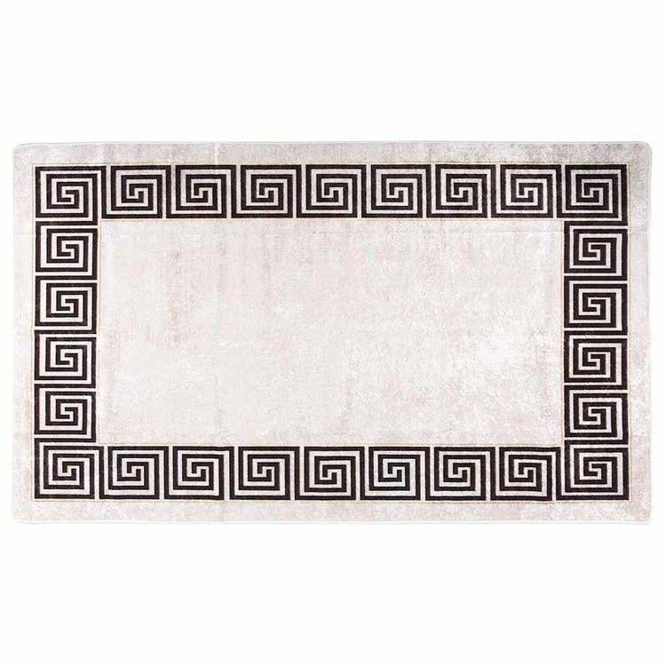 Vidaxl Teppich waschbarer Anti-Rutsch 120x180 cm Licht Beige