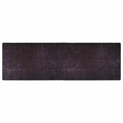 Vidaxl Teppich waschbarer Anti-Rutsch 80x300 cm Anthrazitfarben