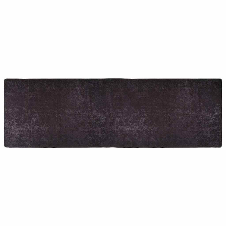 Vidaxl Teppich waschbarer Anti-Rutsch 80x300 cm Anthrazitfarben