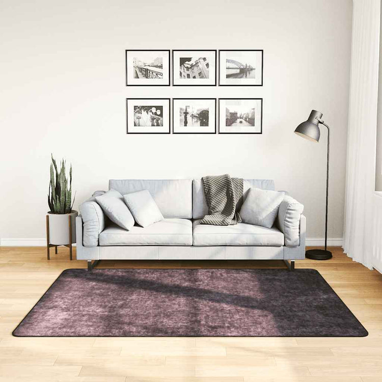 Vidaxl Teppich waschbarer Anti-Rutsch 120x180 cm Anthrazitfarben