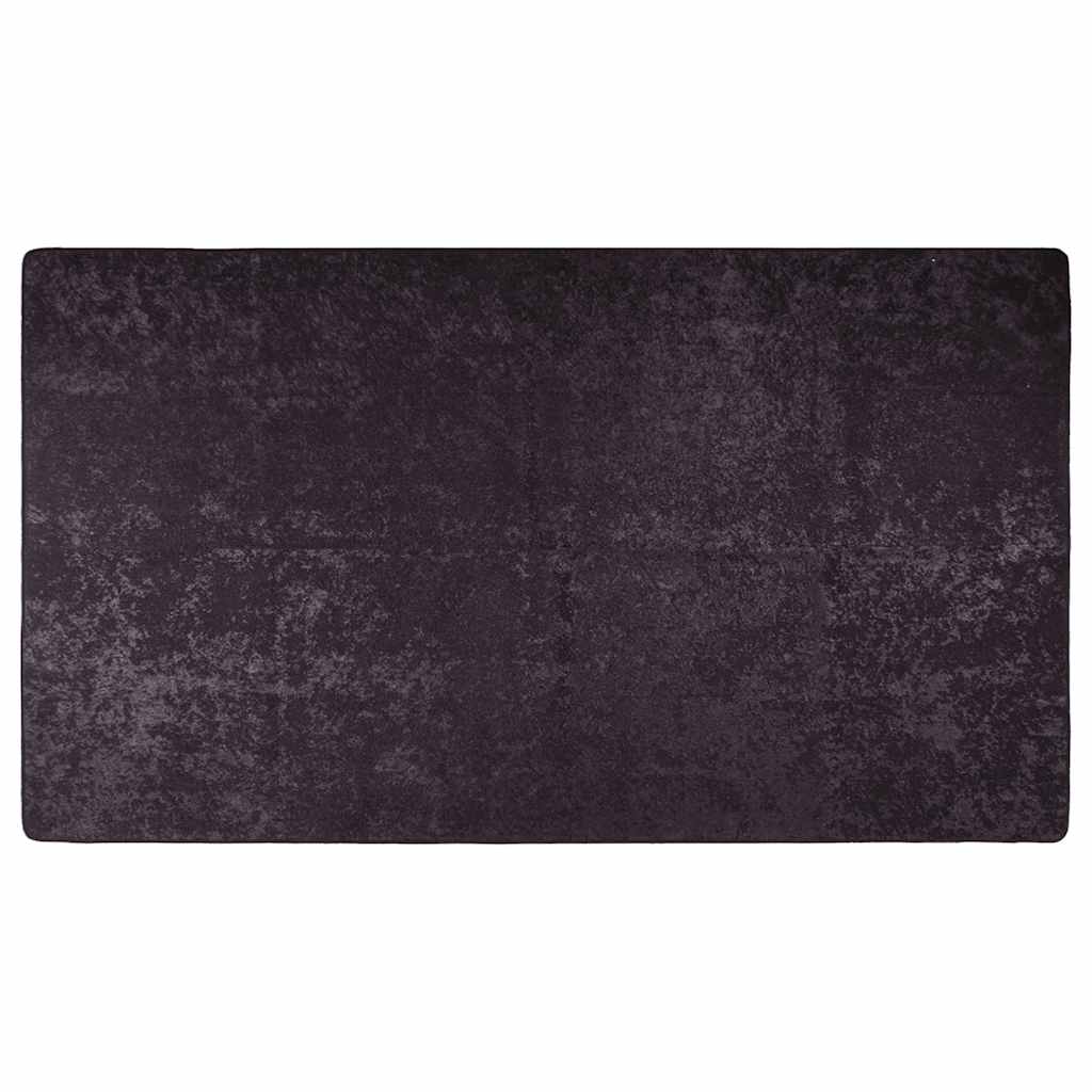 Vidaxl Teppich waschbarer Anti-Rutsch 190x300 cm Anthrazitfarben