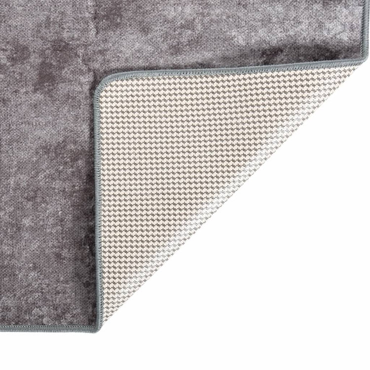 Vidaxl Teppich waschbarer Anti-Rutsch 80x150 cm Grau