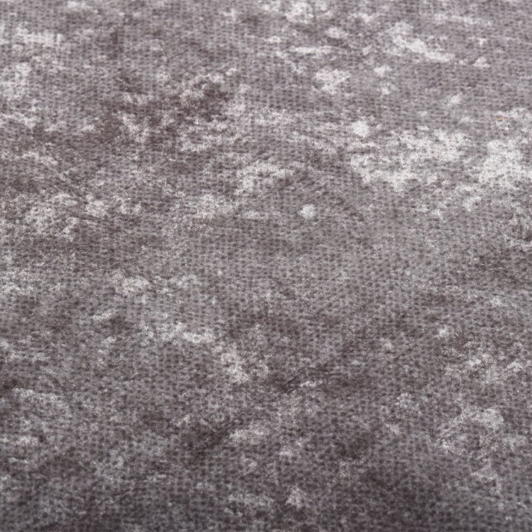 Vidaxl Teppich waschbarer Anti-Rutsch 80x150 cm Grau