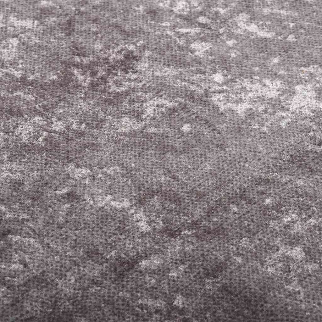Vidaxl Teppich waschbarer Anti-Rutsch 80x300 cm Grau