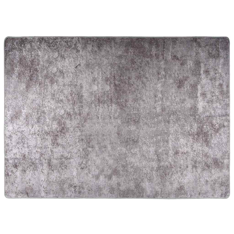 Vidaxl Teppich waschbarer Anti-Rutsch 120x180 cm Grau